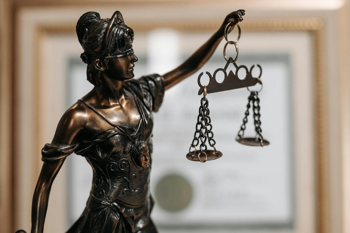 lady justice statue in law firm